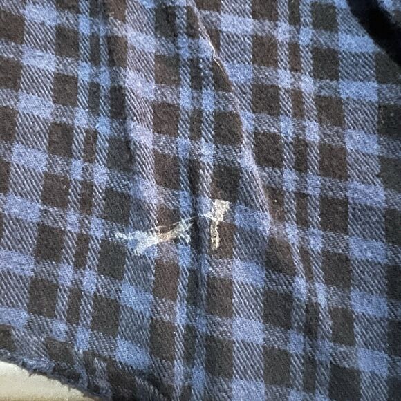 WALLFLOWER Cardigan Drape Sweater Vest Women's Buffalo Plaid Open Front Medium - Picture 10 of 11